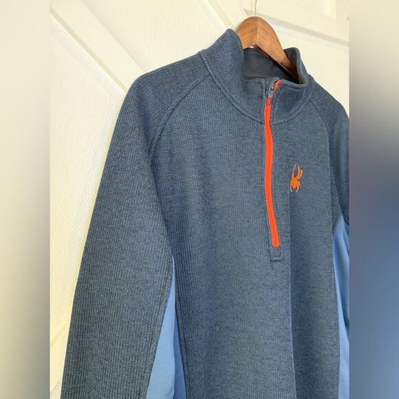 Spyder Men's Outbound Half Zip Pullover Fleece Lined Sweater Blue
Size XXL - Picture 3 of 9